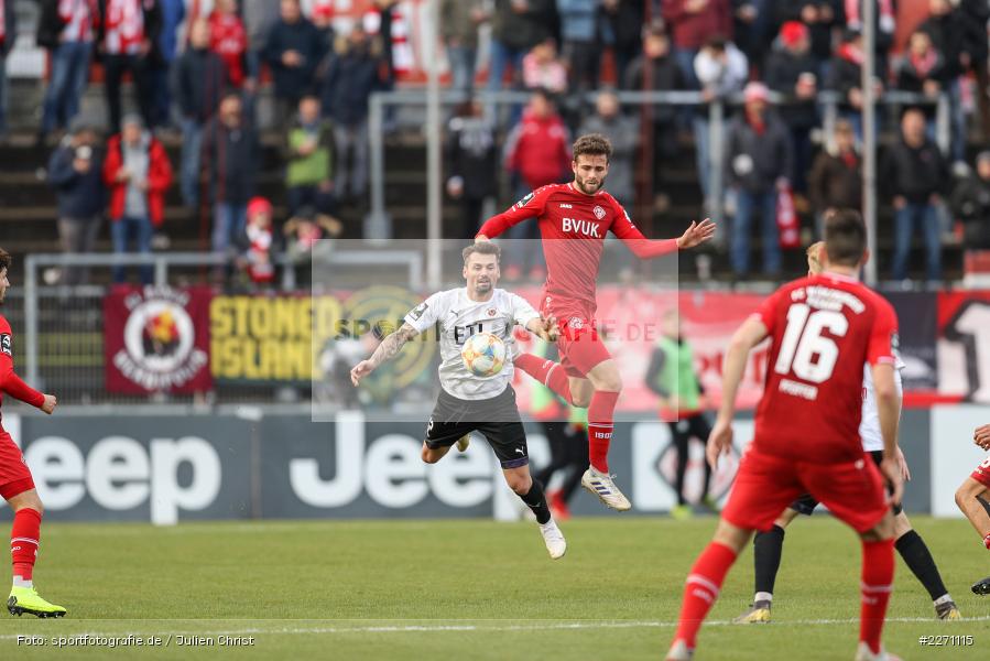Daniel Hägele, Albert Bunjaku, FLYERALARM Arena, 07.12.2019, 3. Liga, FC Viktoria Köln, FC Würzburger Kickers - Bild-ID: 2271115