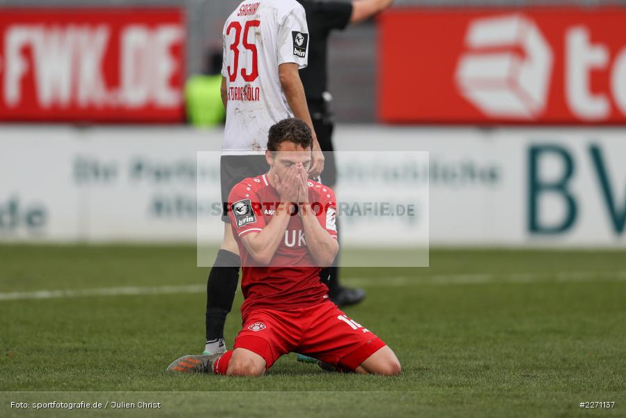 Patrick Sontheimer, FLYERALARM Arena, 07.12.2019, 3. Liga, FC Viktoria Köln, FC Würzburger Kickers - Bild-ID: 2271137