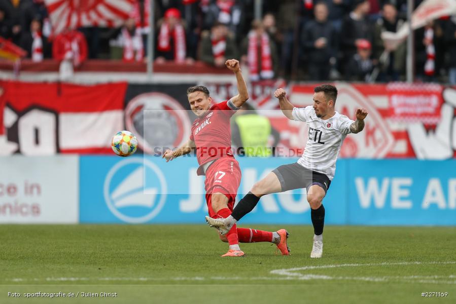 Albert Bunjaku, Sebastian Schuppan, FLYERALARM Arena, 07.12.2019, 3. Liga, FC Viktoria Köln, FC Würzburger Kickers - Bild-ID: 2271169