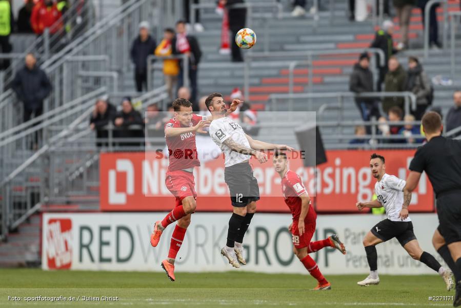 Albert Bunjaku, Sebastian Schuppan, FLYERALARM Arena, 07.12.2019, 3. Liga, FC Viktoria Köln, FC Würzburger Kickers - Bild-ID: 2271171