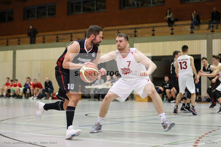 Thomas Herget, David Bayerlein, Sinngrundhalle Burgsinn, 07.12.2019, Bezirksliga Unterfranken, TSV Lohr, TV Burgsinn - Bild-ID: 2271176