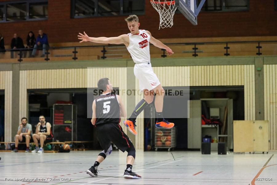 Lukas Wirthmann, Max Kriegbaum, Sinngrundhalle Burgsinn, 07.12.2019, Bezirksliga Unterfranken, TSV Lohr, TV Burgsinn - Bild-ID: 2271204