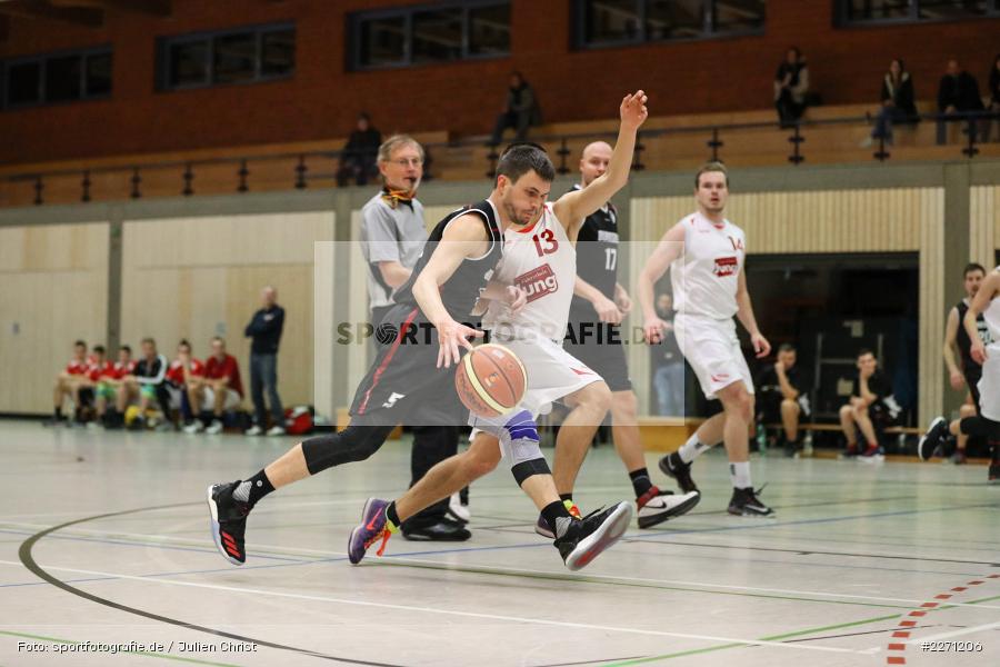 Yannik Simon, Lukas Wirthmann, Sinngrundhalle Burgsinn, 07.12.2019, Bezirksliga Unterfranken, TSV Lohr, TV Burgsinn - Bild-ID: 2271206