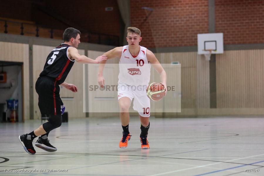 Max Kriegbaum, Lukas Wirthmann, Sinngrundhalle Burgsinn, 07.12.2019, Bezirksliga Unterfranken, TSV Lohr, TV Burgsinn - Bild-ID: 2271217