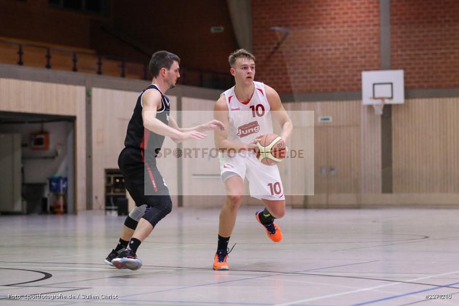 Lukas Wirthmann, Max Kriegbaum, Sinngrundhalle Burgsinn, 07.12.2019, Bezirksliga Unterfranken, TSV Lohr, TV Burgsinn - Bild-ID: 2271218