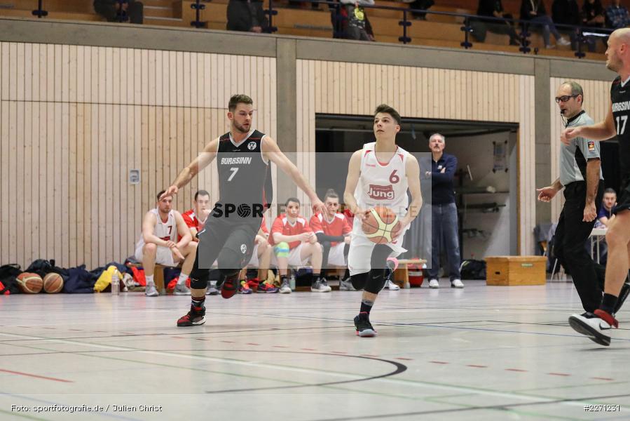 Alexander Rützel, Sinngrundhalle Burgsinn, 07.12.2019, Bezirksliga Unterfranken, TSV Lohr, TV Burgsinn - Bild-ID: 2271231