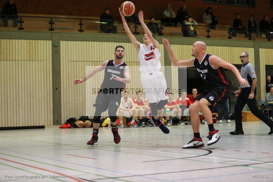 Tim Kretz, Alexander Rützel, Sinngrundhalle Burgsinn, 07.12.2019, Bezirksliga Unterfranken, TSV Lohr, TV Burgsinn - Bild-ID: 2271232