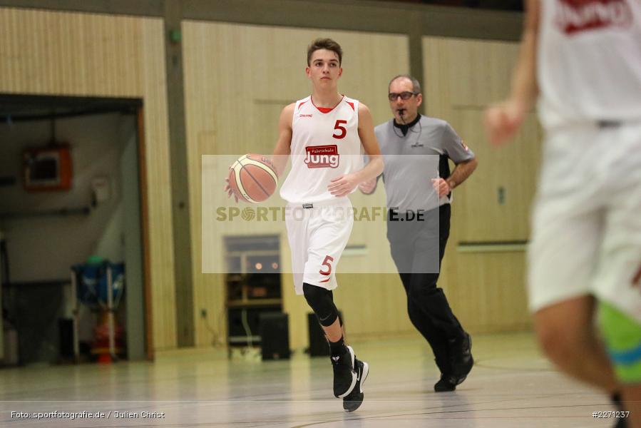 Kilian Kriegbaum, Sinngrundhalle Burgsinn, 07.12.2019, Bezirksliga Unterfranken, TSV Lohr, TV Burgsinn - Bild-ID: 2271237