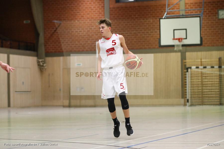 Kilian Kriegbaum, Sinngrundhalle Burgsinn, 07.12.2019, Bezirksliga Unterfranken, TSV Lohr, TV Burgsinn - Bild-ID: 2271239