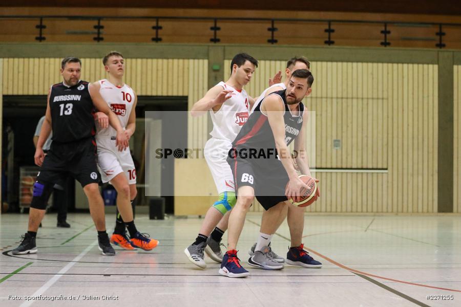 David Bayerlein, Felix Lorenz, Sinngrundhalle Burgsinn, 07.12.2019, Bezirksliga Unterfranken, TSV Lohr, TV Burgsinn - Bild-ID: 2271255