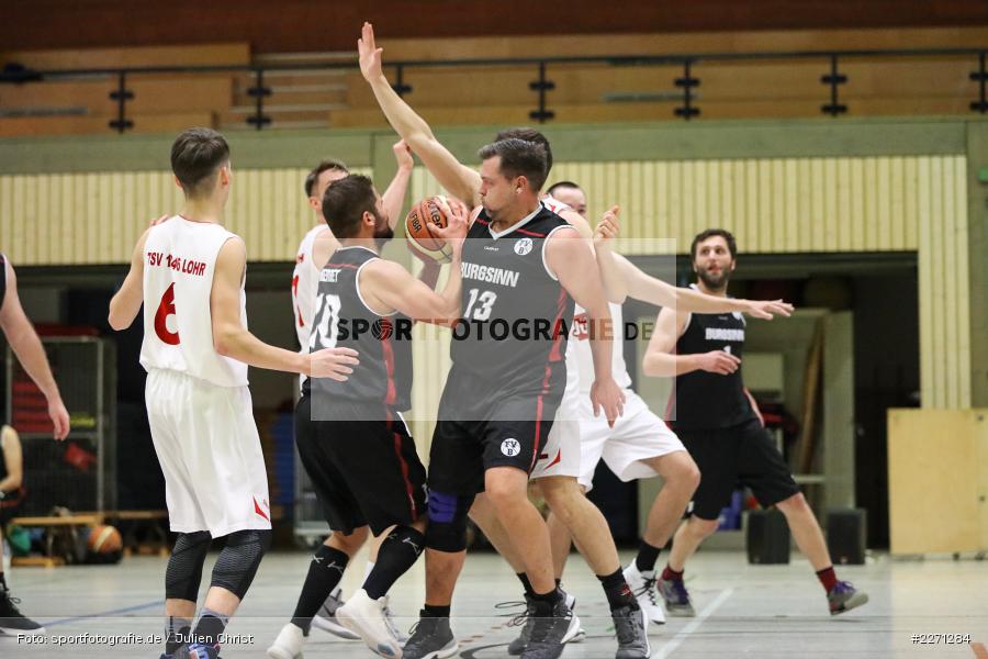 Andy Rützel, Thomas Herget, Sinngrundhalle Burgsinn, 07.12.2019, Bezirksliga Unterfranken, TSV Lohr, TV Burgsinn - Bild-ID: 2271284