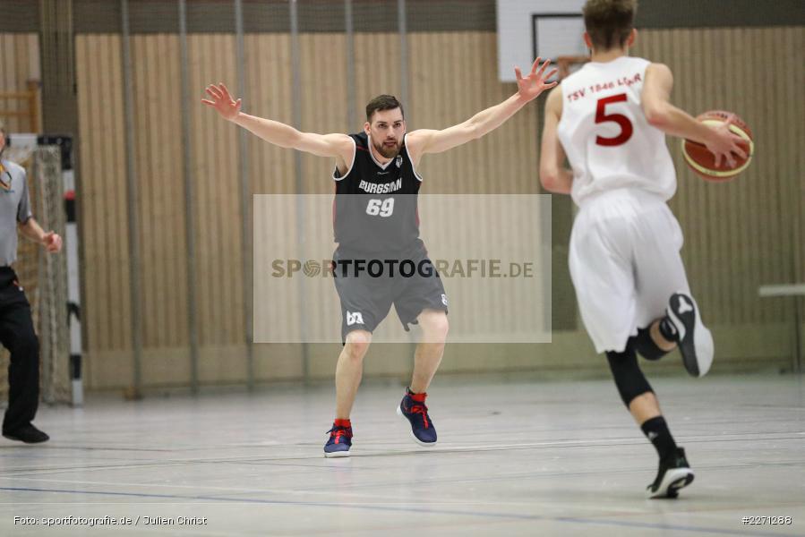 Kilian Kriegbaum, Felix Lorenz, Sinngrundhalle Burgsinn, 07.12.2019, Bezirksliga Unterfranken, TSV Lohr, TV Burgsinn - Bild-ID: 2271288