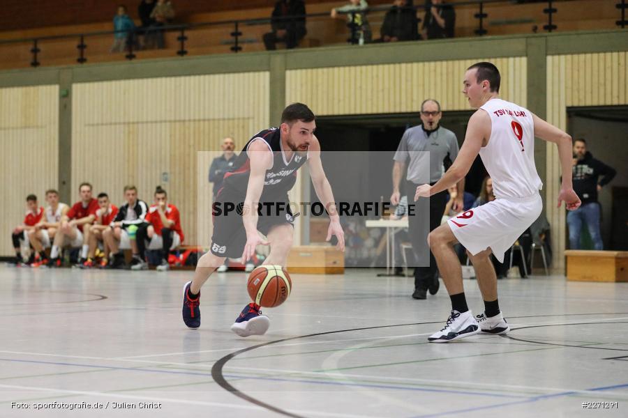 Gerrit Wichartz, Felix Lorenz, Sinngrundhalle Burgsinn, 07.12.2019, Bezirksliga Unterfranken, TSV Lohr, TV Burgsinn - Bild-ID: 2271291