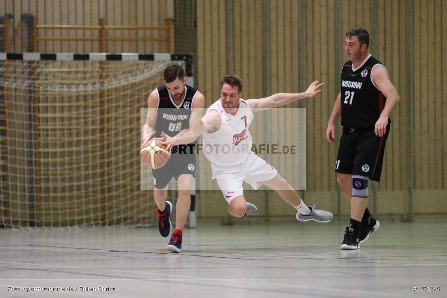 Felix Lorenz, David Bayerlein, Sinngrundhalle Burgsinn, 07.12.2019, Bezirksliga Unterfranken, TSV Lohr, TV Burgsinn - Bild-ID: 2271295