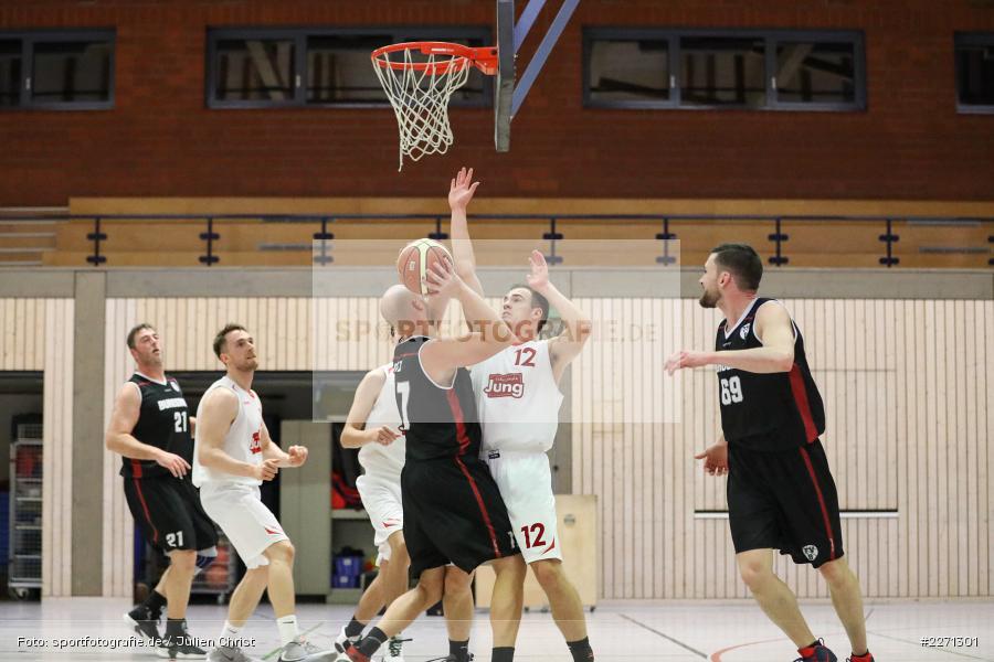Tim Kretz, Jakob Feller, Sinngrundhalle Burgsinn, 07.12.2019, Bezirksliga Unterfranken, TSV Lohr, TV Burgsinn - Bild-ID: 2271301