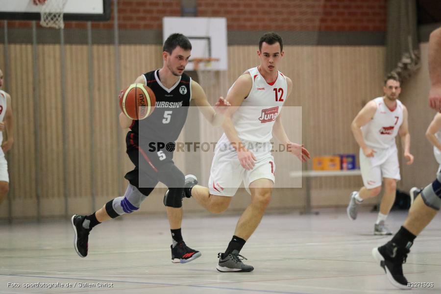 Lukas Wirthmann, Jakob Feller, Sinngrundhalle Burgsinn, 07.12.2019, Bezirksliga Unterfranken, TSV Lohr, TV Burgsinn - Bild-ID: 2271303