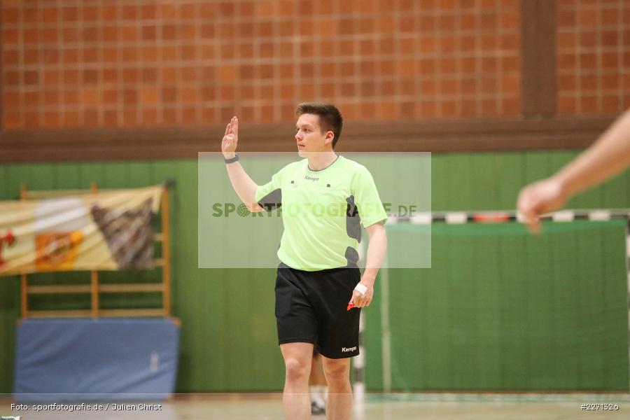 Schiedsrichter, Yannic Frenzel, 21.12.2019, Bezirksliga Staffel Nord, MHV Schweinfurt 09, TSV Karlstadt - Bild-ID: 2271326