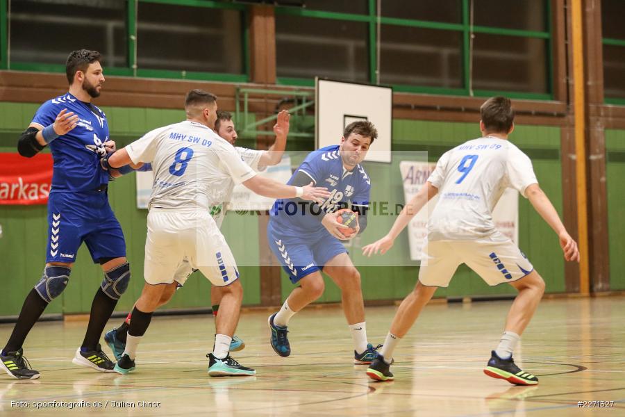 Felix Landgraf, Christian Fey, Sebastian Reiss, 21.12.2019, Bezirksliga Staffel Nord, MHV Schweinfurt 09, TSV Karlstadt - Bild-ID: 2271327