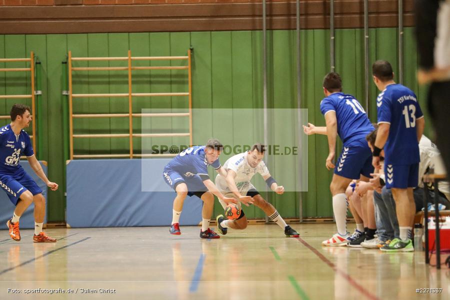Manuel Schmitt, Benedikt Fuchs, 21.12.2019, Bezirksliga Staffel Nord, MHV Schweinfurt 09, TSV Karlstadt - Bild-ID: 2271337
