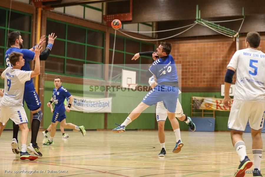 Christian Fey, Sebastian Reiss, 21.12.2019, Bezirksliga Staffel Nord, MHV Schweinfurt 09, TSV Karlstadt - Bild-ID: 2271357