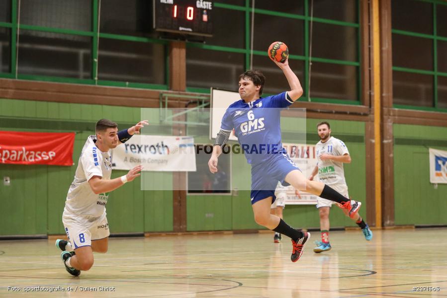 Sebastian Heun, 21.12.2019, Bezirksliga Staffel Nord, MHV Schweinfurt 09, TSV Karlstadt - Bild-ID: 2271363