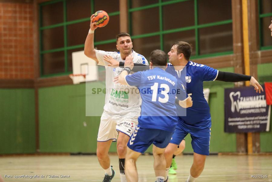 Felix Fuchs, Sebastian Reiss, Christian Fey, 21.12.2019, Bezirksliga Staffel Nord, MHV Schweinfurt 09, TSV Karlstadt - Bild-ID: 2271365