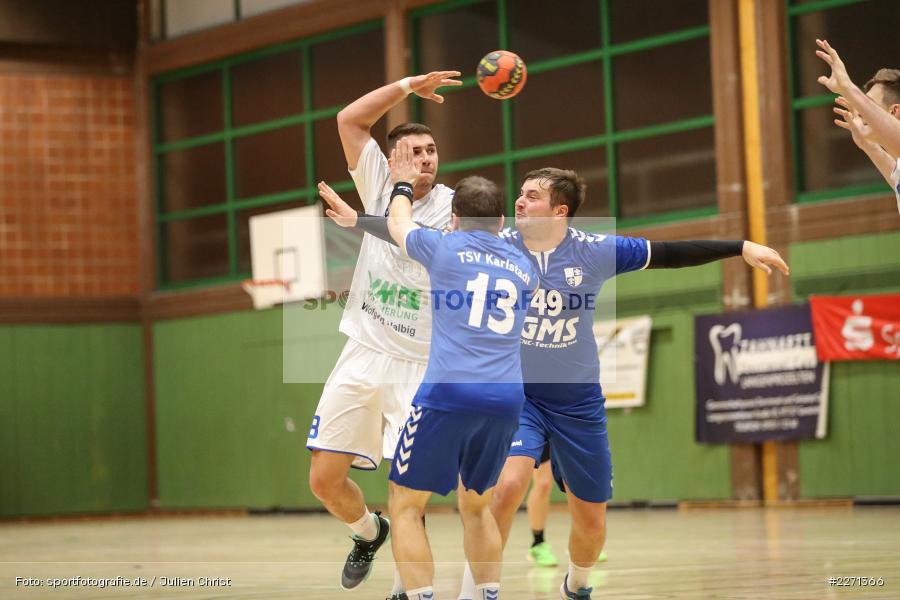 Felix Fuchs, Sebastian Reiss, Christian Fey, 21.12.2019, Bezirksliga Staffel Nord, MHV Schweinfurt 09, TSV Karlstadt - Bild-ID: 2271366