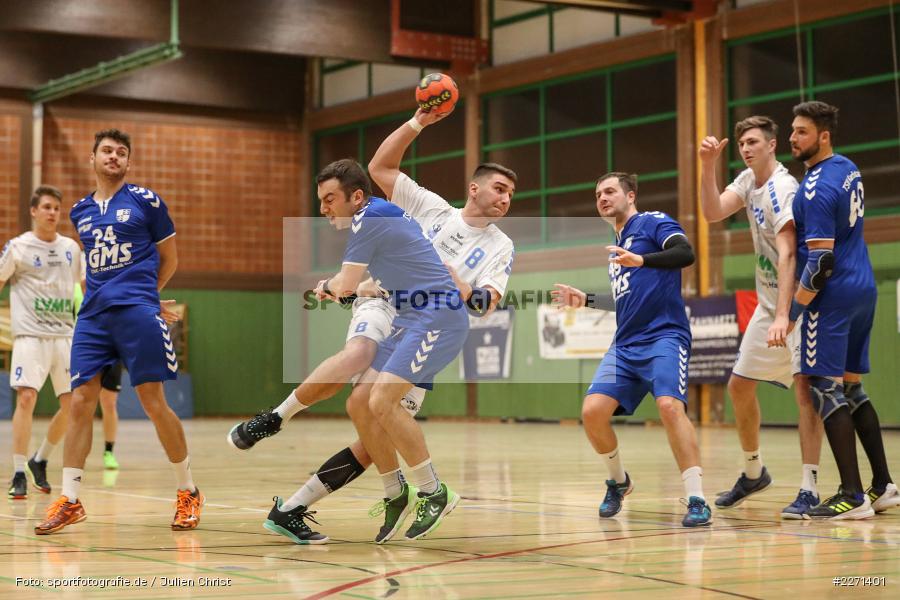 Felix Fuchs, Christian Fey, 21.12.2019, Bezirksliga Staffel Nord, MHV Schweinfurt 09, TSV Karlstadt - Bild-ID: 2271401