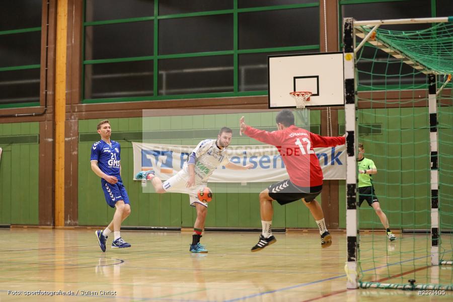 Christian Dunst, Daniel Mader, Felix Landgraf, 21.12.2019, Bezirksliga Staffel Nord, MHV Schweinfurt 09, TSV Karlstadt - Bild-ID: 2271405