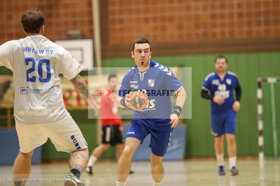 Felix Fuchs, 21.12.2019, Bezirksliga Staffel Nord, MHV Schweinfurt 09, TSV Karlstadt - Bild-ID: 2271416