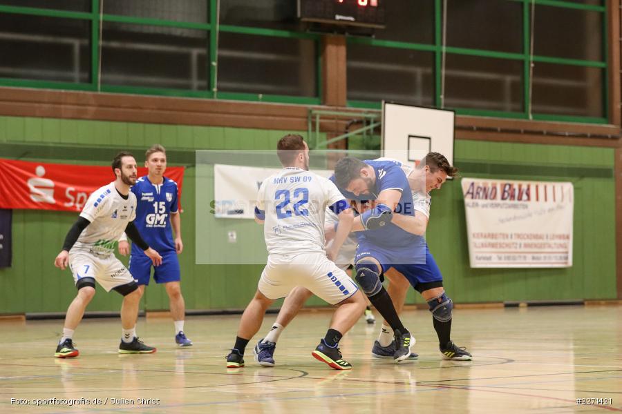 Luis Vollert, Daniel Born, 21.12.2019, Bezirksliga Staffel Nord, MHV Schweinfurt 09, TSV Karlstadt - Bild-ID: 2271421