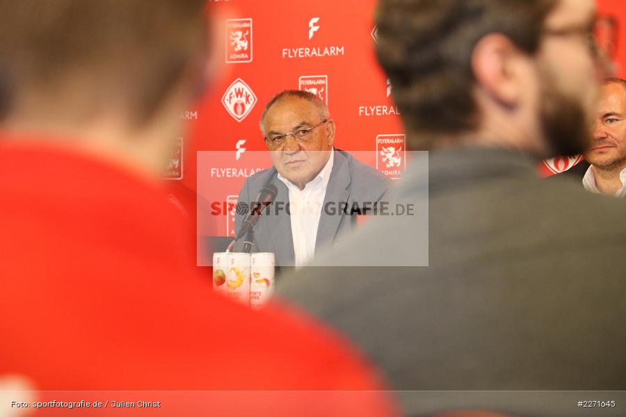 Felix Magath, 20.01.2020, FLYERALARM Würzburg, Pressekonferenz FLYERALARM Global Soccer - Bild-ID: 2271645 Felix Magath, 20.01.2020, FLYERALARM Würzburg, Pressekonferenz FLYERALARM Global Soccer - Bild-ID: 2271645