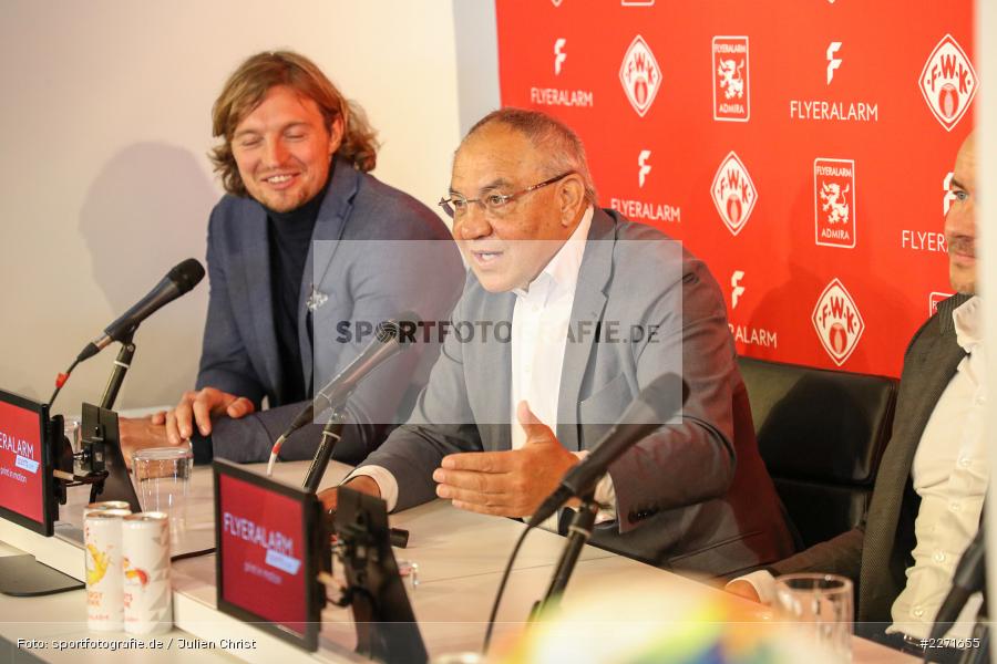 Daniel Sauer, Felix Magath, 20.01.2020, FLYERALARM Würzburg, Pressekonferenz FLYERALARM Global Soccer - Bild-ID: 2271655 Daniel Sauer, Felix Magath, 20.01.2020, FLYERALARM Würzburg, Pressekonferenz FLYERALARM Global Soccer - Bild-ID: 2271655