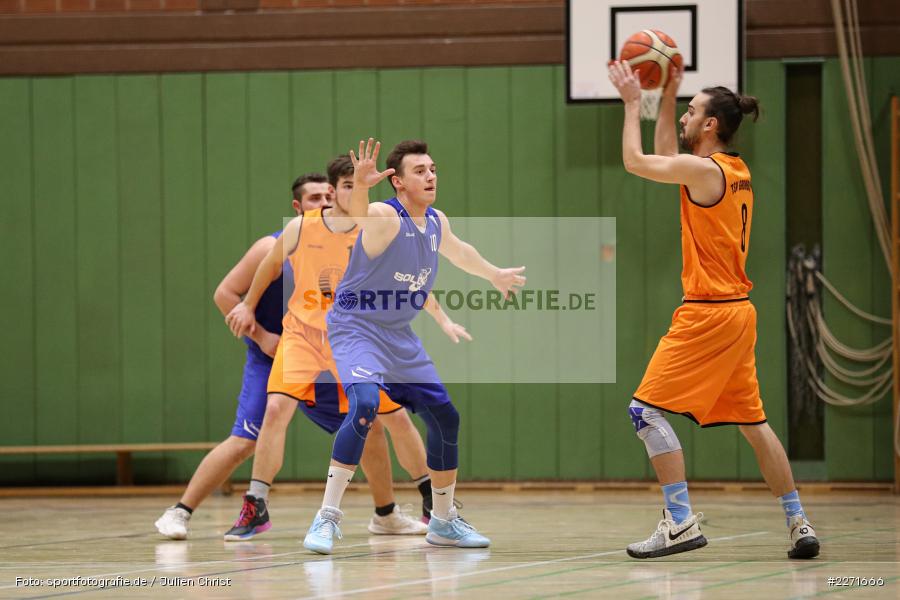 Chris Indrichovsky, Matti Weißhaar, Basketball, Bezirksoberliga Ufr, 25.01.2020, TSV Grombühl 2, TSV Karlstadt - Bild-ID: 2271666
