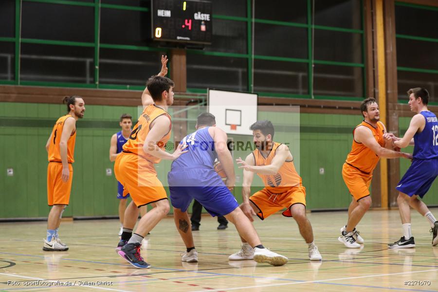 Sebastian Schwab, Bandar S., Marco Passlack, Basketball, Bezirksoberliga Ufr, 25.01.2020, TSV Grombühl 2, TSV Karlstadt - Bild-ID: 2271670
