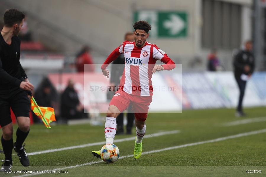 Fabio Kaufmann, FLYERALARM Arena, Wuerzburg, 25.01.2020, DFB, sport, action, Fussball, 3. Liga, SpVgg Unterhaching, FC Wuerzburger Kickers - Bild-ID: 2271730