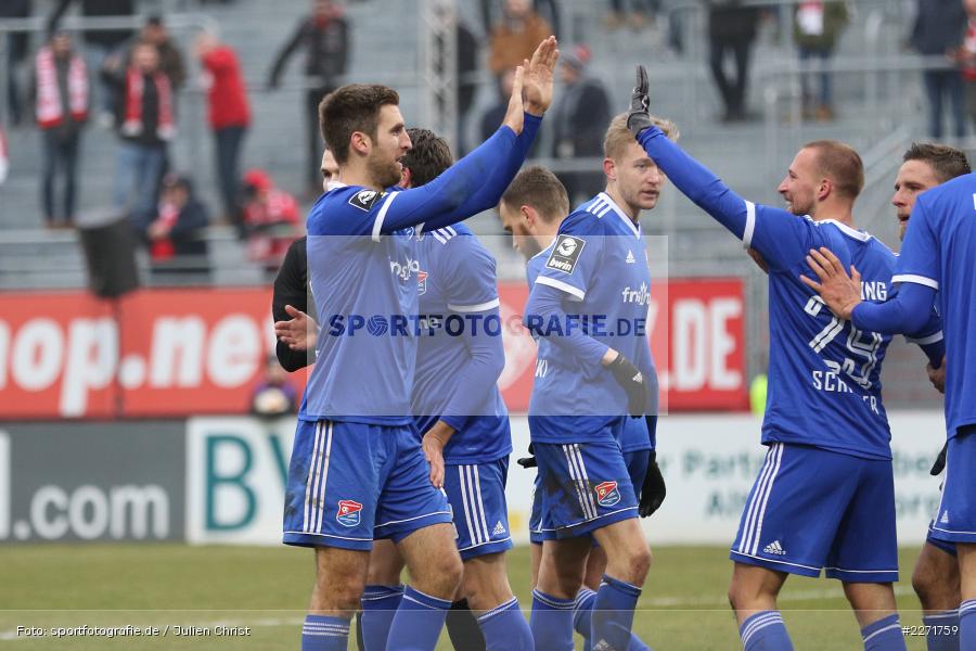 Felix Schroeter, Alexander Winkler, FLYERALARM Arena, Wuerzburg, 25.01.2020, DFB, sport, action, Fussball, 3. Liga, SpVgg Unterhaching, FC Wuerzburger Kickers - Bild-ID: 2271759