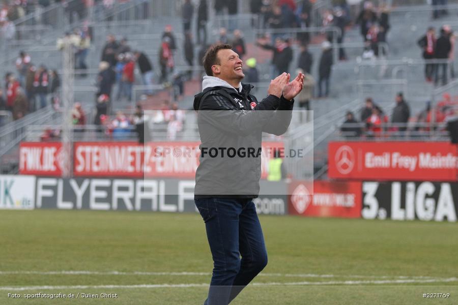 Claus Schromm, FLYERALARM Arena, Wuerzburg, 25.01.2020, DFB, sport, action, Fussball, 3. Liga, SpVgg Unterhaching, FC Wuerzburger Kickers - Bild-ID: 2271769