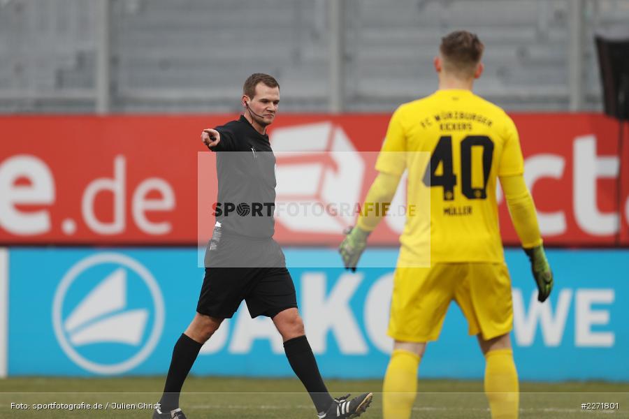 Robin Braun, FLYERALARM Arena, Wuerzburg, 25.01.2020, DFB, sport, action, Fussball, 3. Liga, SpVgg Unterhaching, FC Wuerzburger Kickers - Bild-ID: 2271801 Robin Braun, FLYERALARM Arena, Wuerzburg, 25.01.2020, DFB, sport, action, Fussball, 3. Liga, SpVgg Unterhaching, FC Wuerzburger Kickers - Bild-ID: 2271801