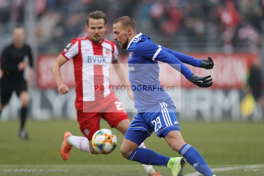 Felix Schroeter, FLYERALARM Arena, Wuerzburg, 25.01.2020, DFB, sport, action, Fussball, 3. Liga, SpVgg Unterhaching, FC Wuerzburger Kickers - Bild-ID: 2271815