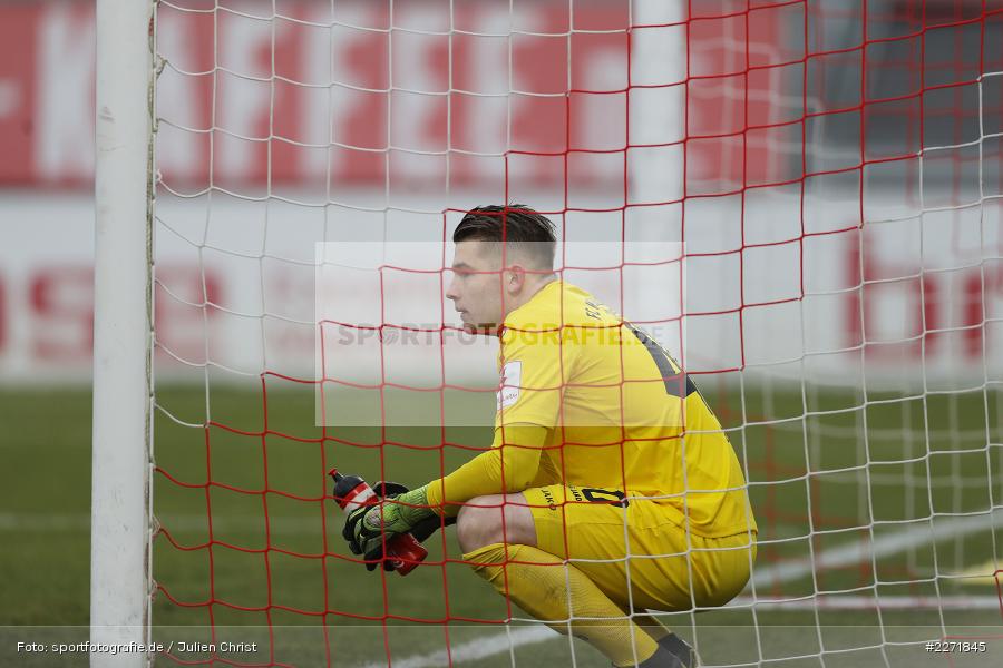 enttaeuscht, Vincent Mueller, FLYERALARM Arena, Wuerzburg, 25.01.2020, DFB, sport, action, Fussball, 3. Liga, SpVgg Unterhaching, FC Wuerzburger Kickers - Bild-ID: 2271845