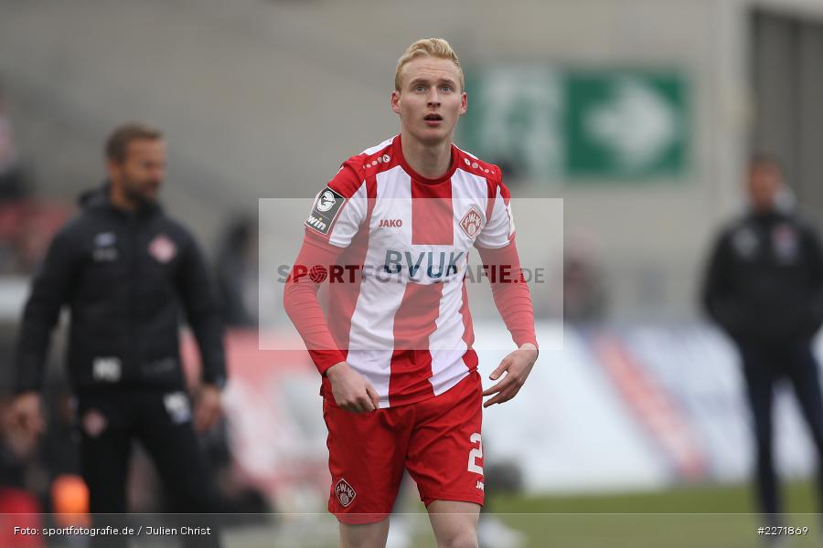 Luke Hemmerich, FLYERALARM Arena, Wuerzburg, 25.01.2020, DFB, sport, action, Fussball, 3. Liga, SpVgg Unterhaching, FC Wuerzburger Kickers - Bild-ID: 2271869