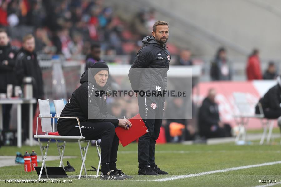 Rainer Zietsch, Michael Schiele, FLYERALARM Arena, Wuerzburg, 25.01.2020, DFB, sport, action, Fussball, 3. Liga, SpVgg Unterhaching, FC Wuerzburger Kickers - Bild-ID: 2271870