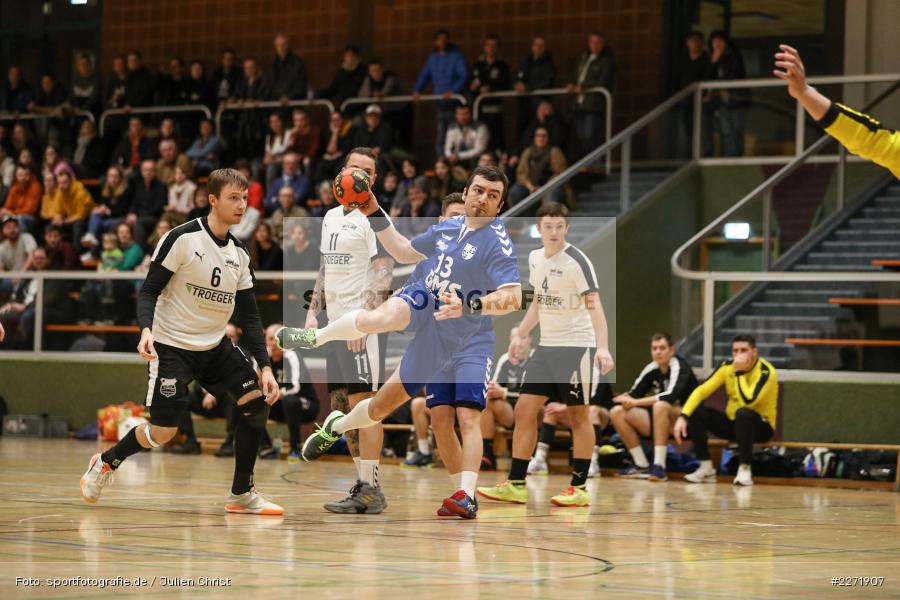 Adrian Chidovet, Felix Fuchs, Bezirksliga Staffel Nord Männer, 26.01.2020, Handball, HSV Thüngersheim, TSV Karlstadt - Bild-ID: 2271907
