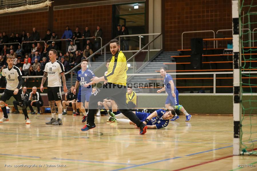 Adrian Chidovet, Felix Fuchs, Bezirksliga Staffel Nord Männer, 26.01.2020, Handball, HSV Thüngersheim, TSV Karlstadt - Bild-ID: 2271912