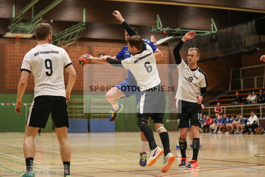 Konstantin Schwab, Sebastian Reiss, Bezirksliga Staffel Nord Männer, 26.01.2020, Handball, HSV Thüngersheim, TSV Karlstadt - Bild-ID: 2271932