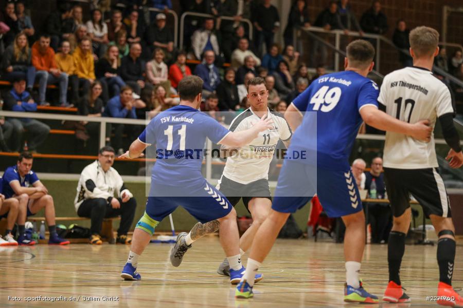 Markus Losert, Philipp Schleicher, Bezirksliga Staffel Nord Männer, 26.01.2020, Handball, HSV Thüngersheim, TSV Karlstadt - Bild-ID: 2271960