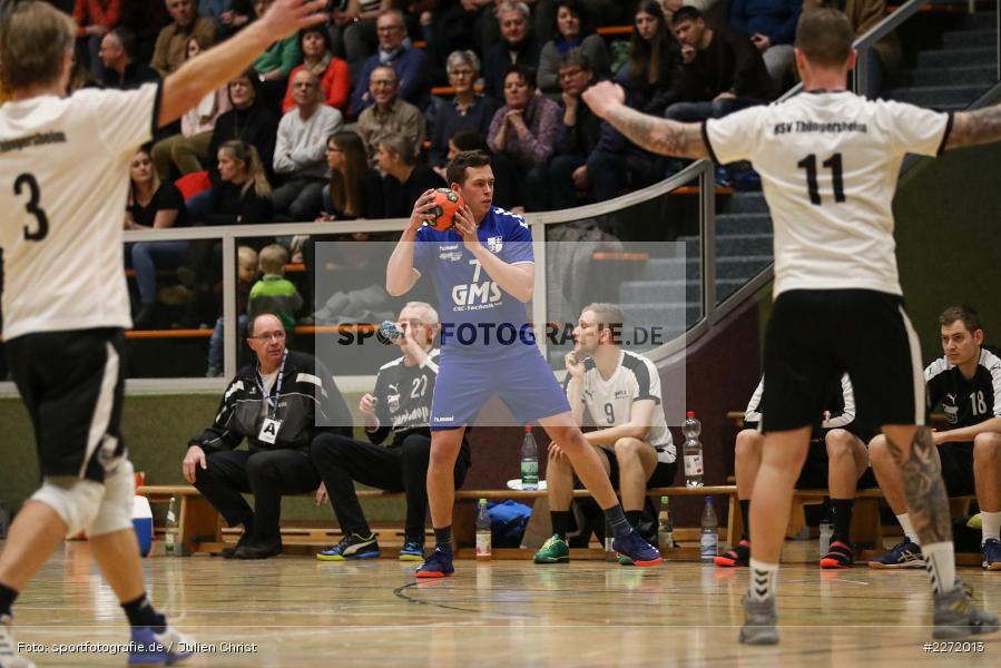 Christian Schön, Bezirksliga Staffel Nord Männer, 26.01.2020, Handball, HSV Thüngersheim, TSV Karlstadt - Bild-ID: 2272013