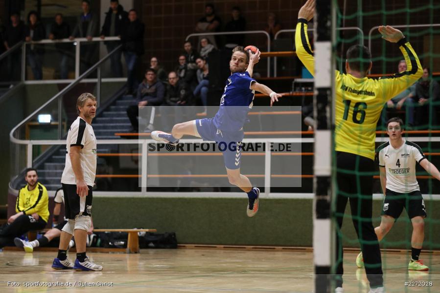 Thilo Wilke, Adrian Chidovet, Bezirksliga Staffel Nord Männer, 26.01.2020, Handball, HSV Thüngersheim, TSV Karlstadt - Bild-ID: 2272028