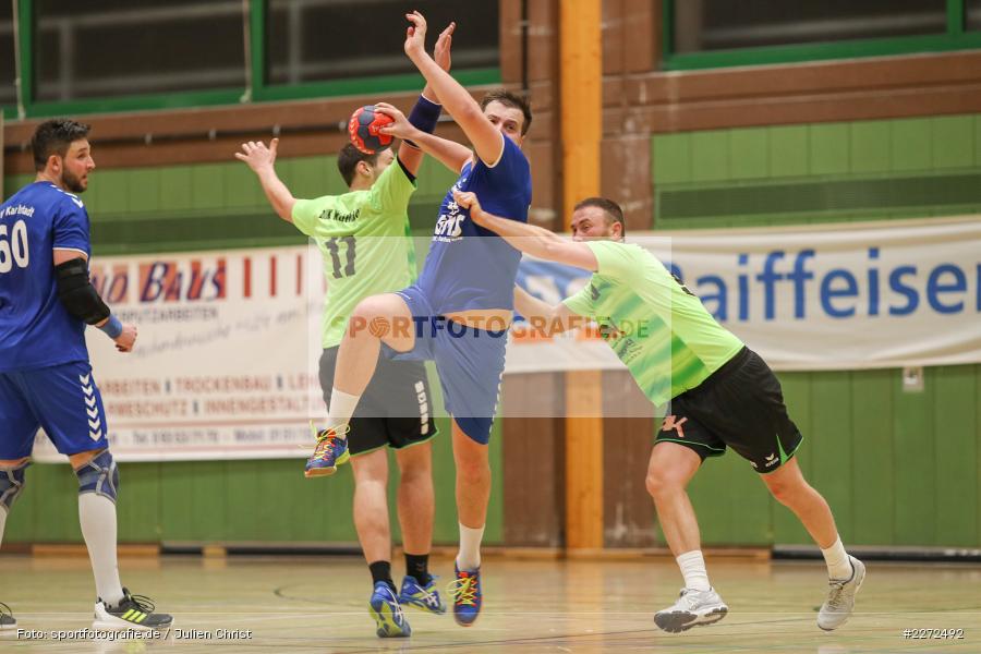 Philip Güntner, Vincent Przybilla, Sebastian Reiss, 09.02.2020, Bezirksliga Staffel Nord, DJK Nüdlingen, TSV Karlstadt - Bild-ID: 2272492